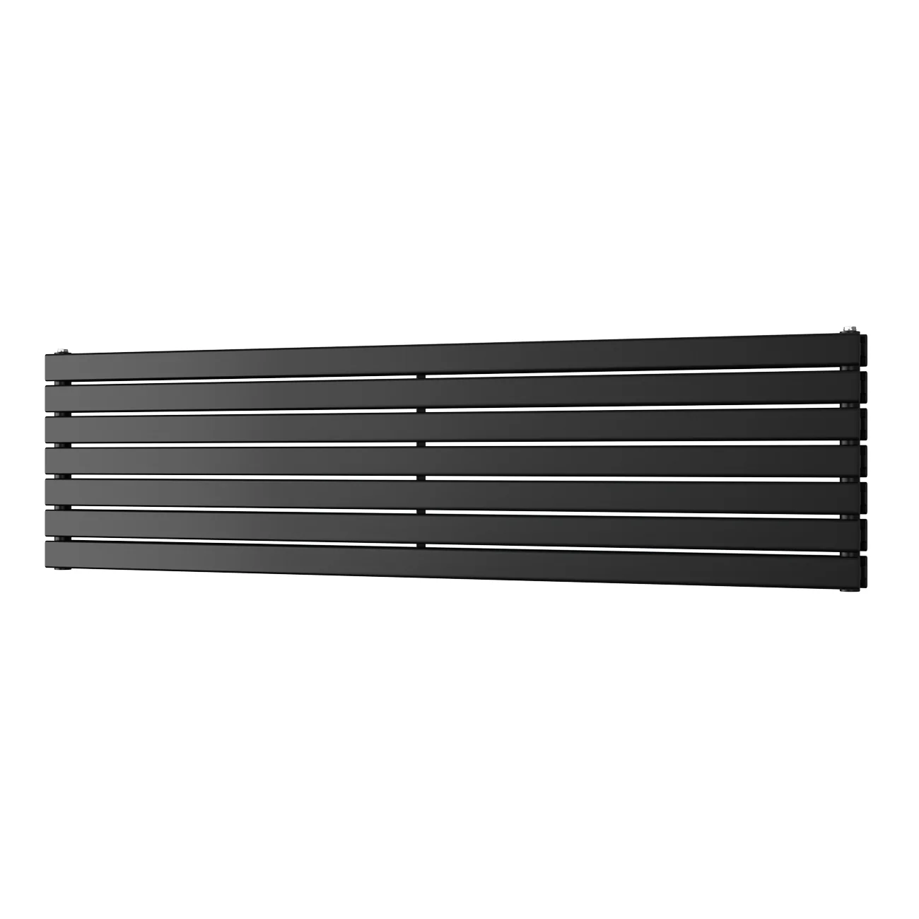Typhoon Axis - Black Horizontal Radiator H476mm x W1800mm Double Panel