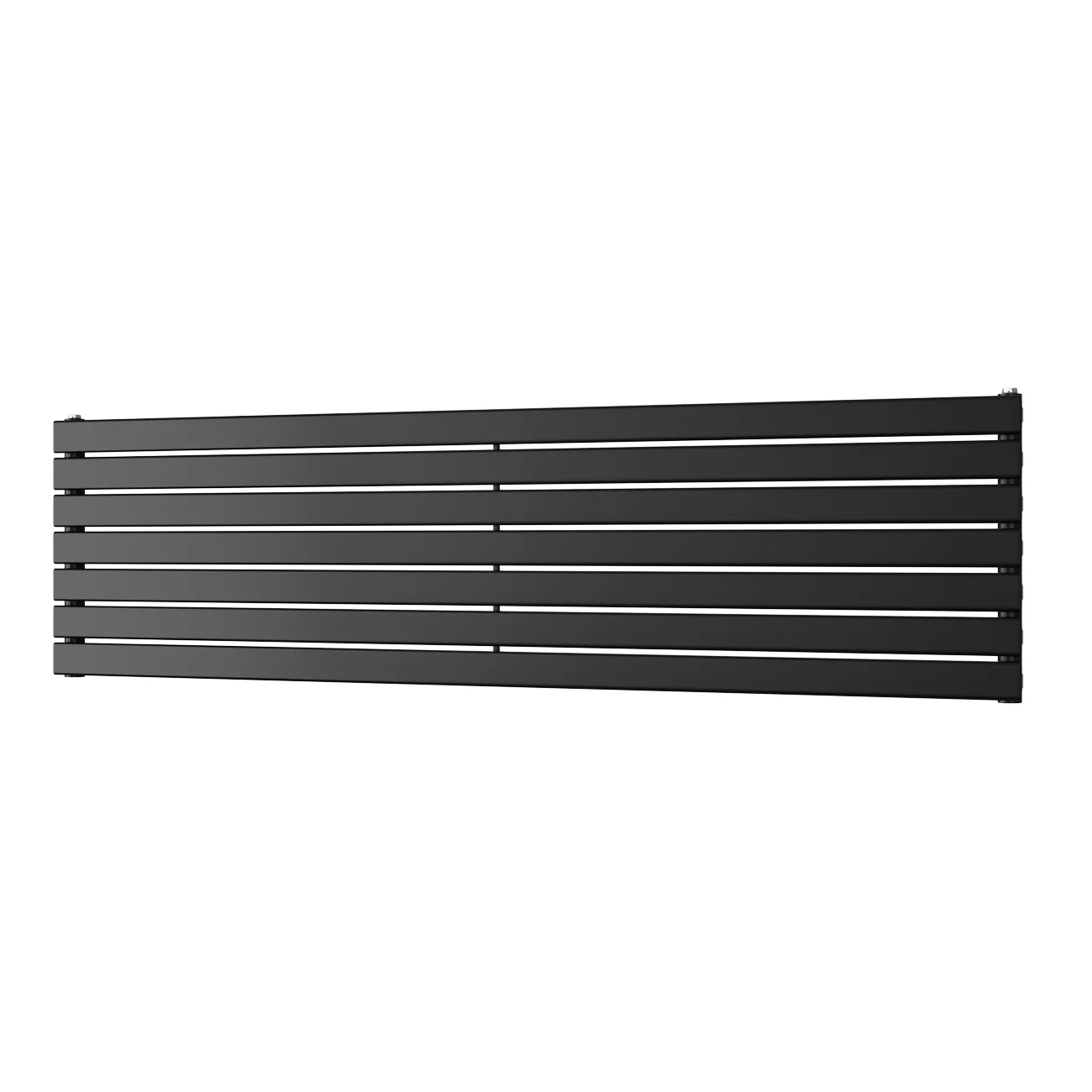 Typhoon Axis - Black Horizontal Radiator H476mm x W1800mm Single Panel