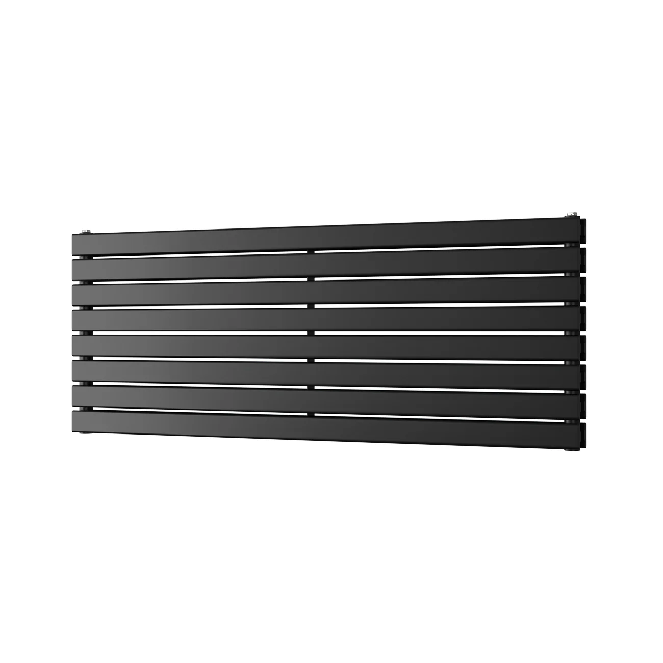 Typhoon Axis - Black Horizontal Radiator H544mm x W1400mm Double Panel
