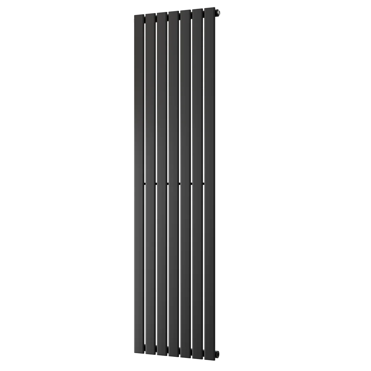 Typhoon - Black Vertical Radiator H1800mm x W476mm Single Panel