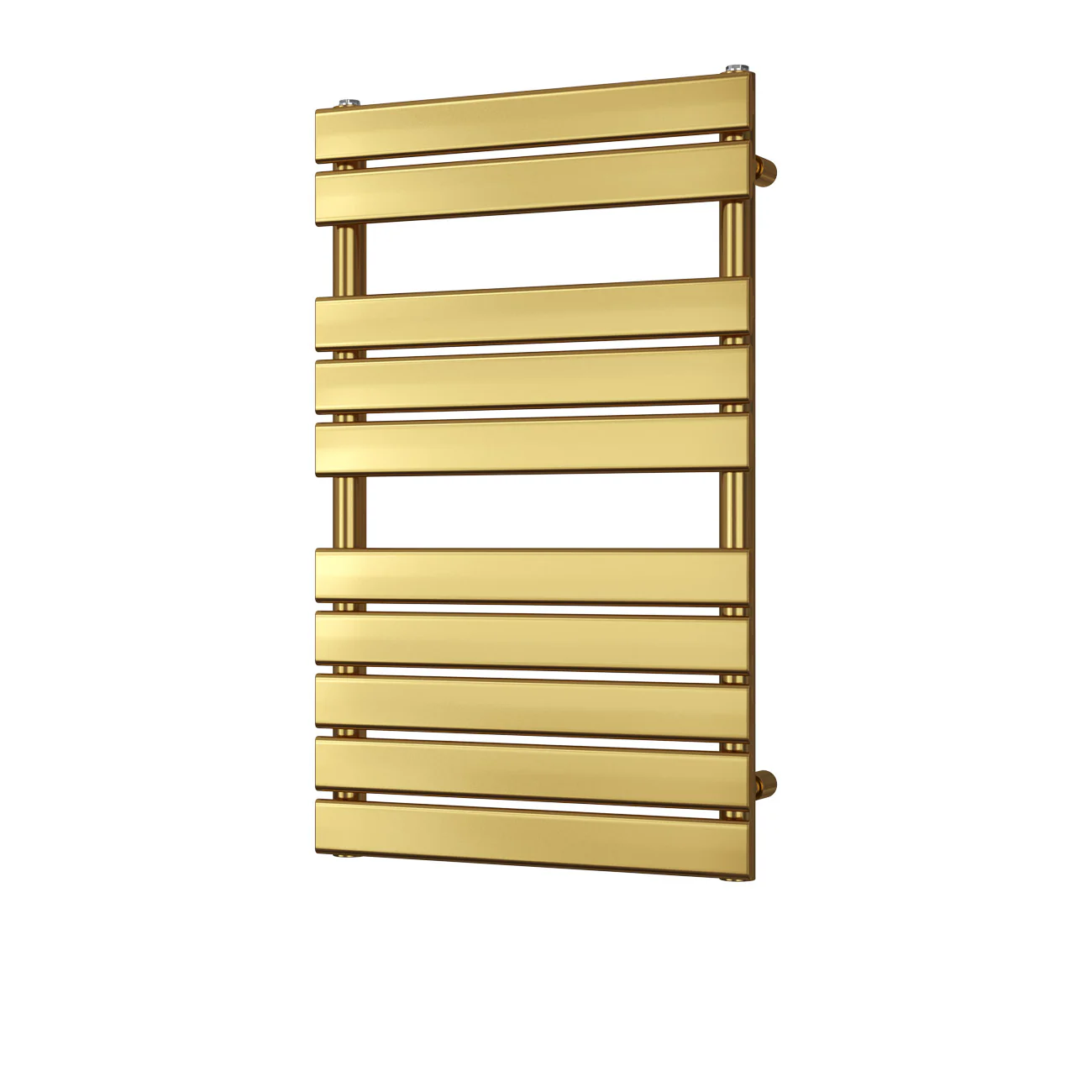Typhoon - Brushed Brass Towel Radiator - H816mm x W500mm