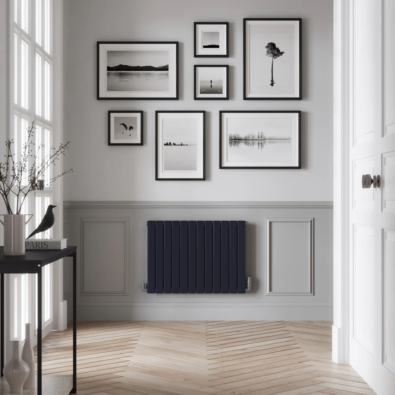 Typhoon - Signature Electric Purple Wrinkle Horizontal Radiator H600mm x W816mm Double Panel - Image 2