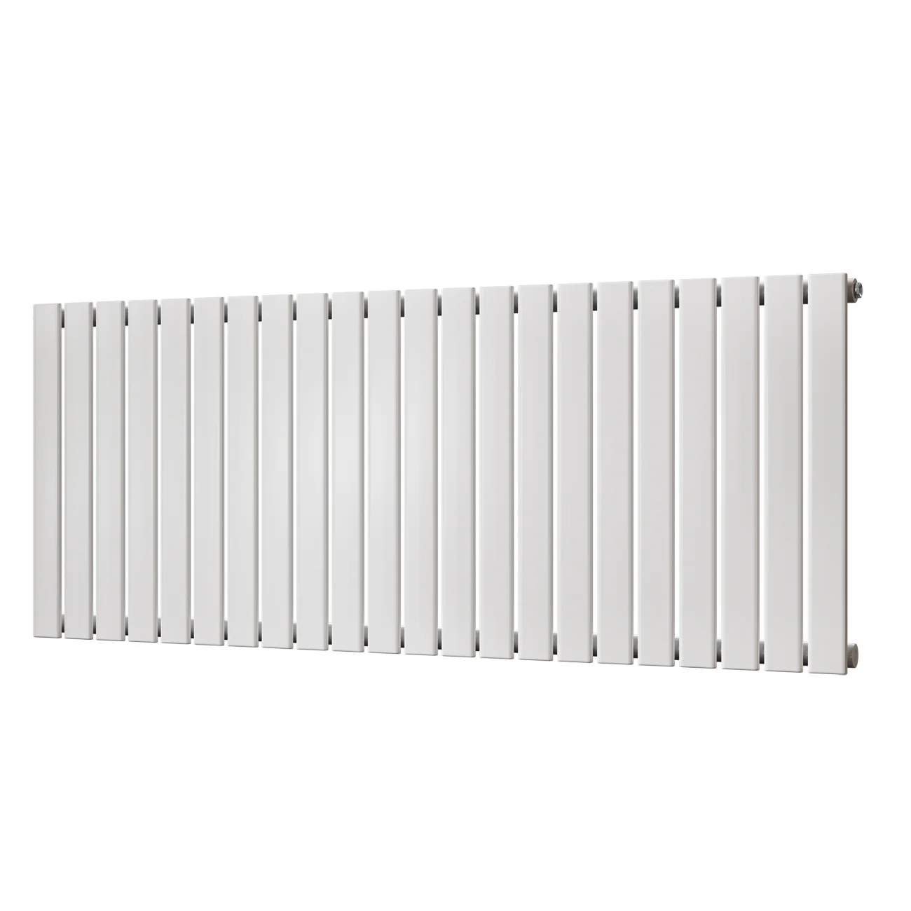 Typhoon - White Horizontal Radiator H600mm x W1496mm Single Panel