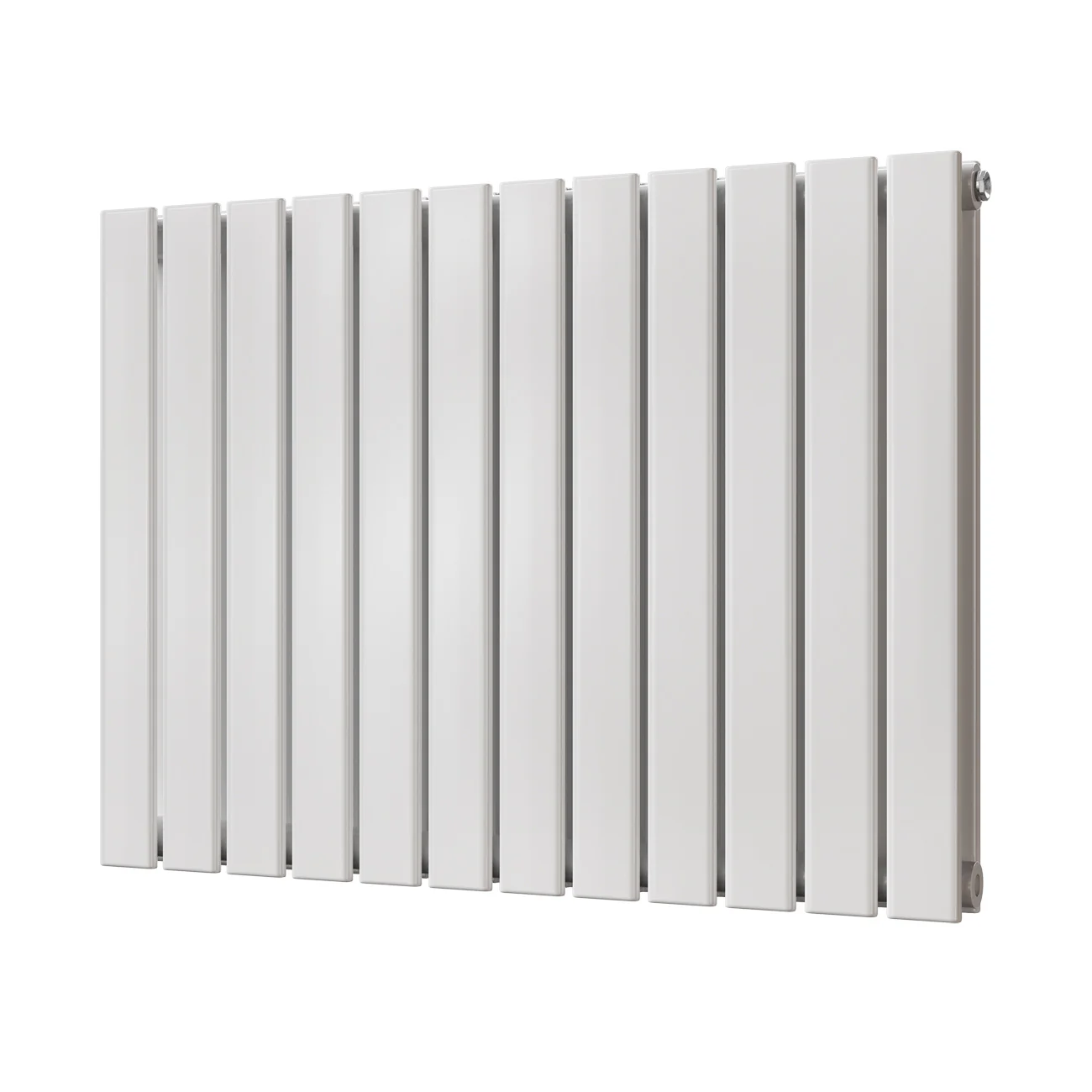 Typhoon - White Horizontal Radiator H600mm x W816mm Double Panel